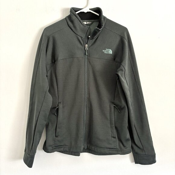 The North Face Green Full Zip Mock Neck Jacket Women’s Size Large - Picture 1 of 7